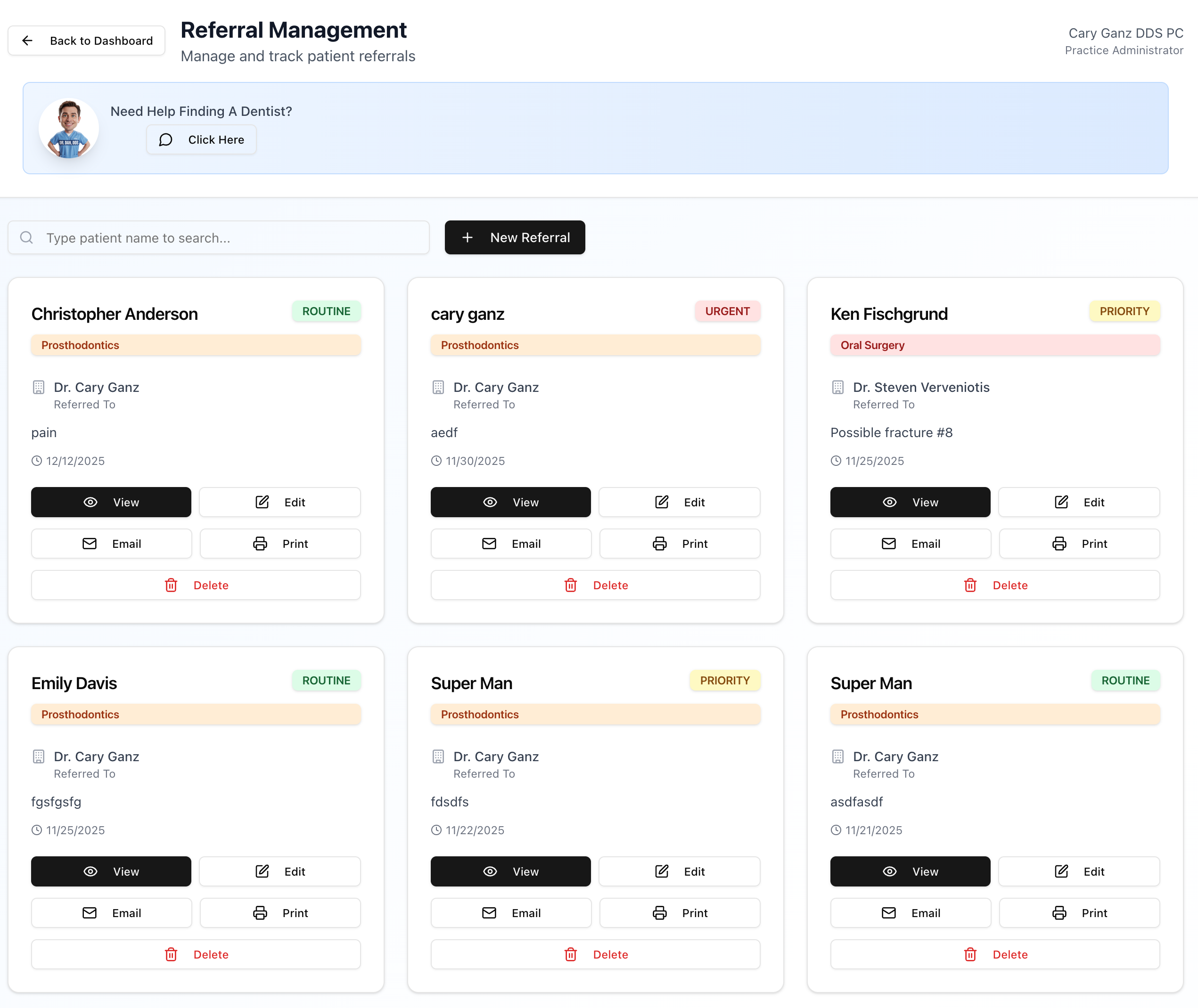 Referral Management